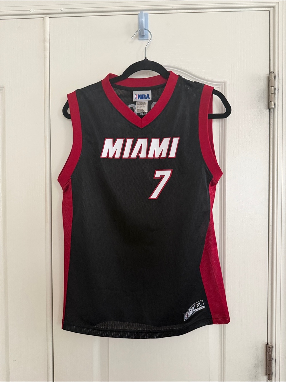 NBA Miami Heat Goran Dragic # 7 Black & Red Jersey
